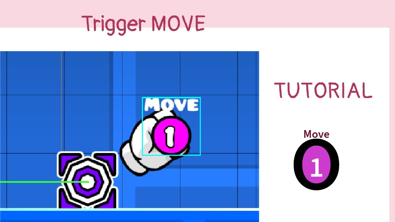 Como Usar el TRIGGER MOVE en Geometry Dash #gd #tutorial - YouTube