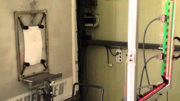 Measuring system of arrow group shot using line laser and photodiode sensor