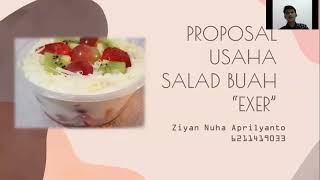 PROPOSAL USAHA SALAD BUAH 'EXER'