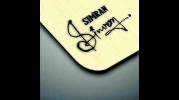 for#simran signature❤👍 #shortvideo #artist