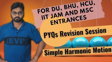 Simple Harmonic Motion || PYQs || DU, JNU, BHU, CUCET || IIT JAM