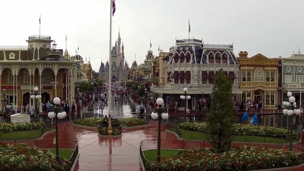Magic Kingdom at Walt Disney World (Rain) August 17th, 2012
