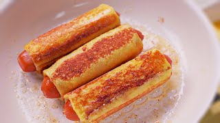 Delicious Sausage Bread Roll Recipe : It's so delicious and so simple