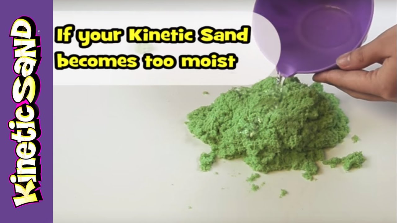 wet kinetic sand