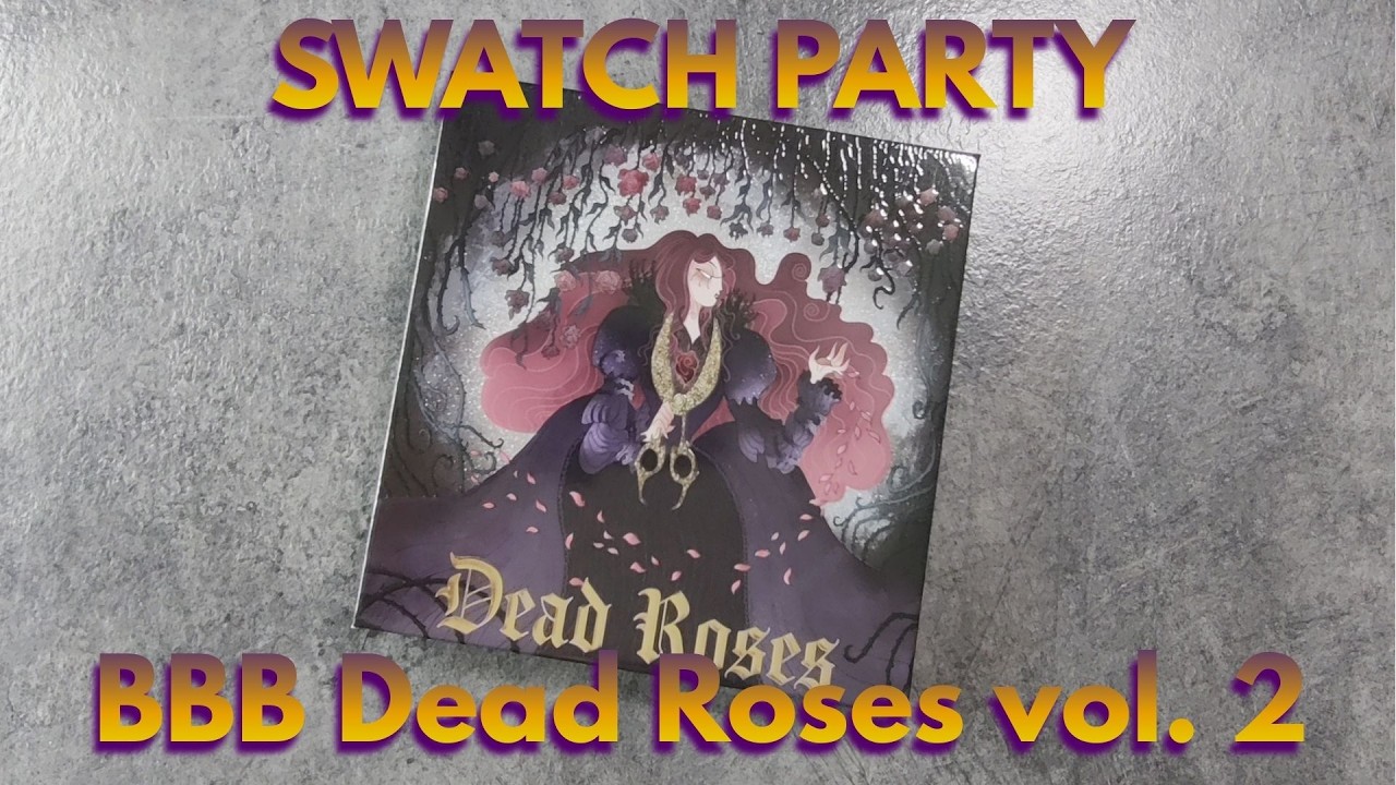 Let's swatch the new Bellabeautebar Dead Roses vol. 2 palette!
