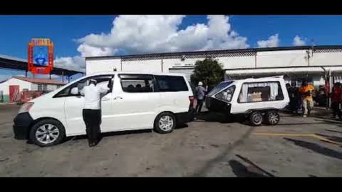 THE BODY OF LEMEKHANI A STUDENT WHO DIED IN RUSSIA...