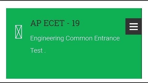 AP ECET 2019 Official Notification Apply Online Application Starts Exam Dates Released|Live|