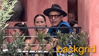 Jeff Goldblum and Emilie Livingston Enjoy a Lunch Date at Great White