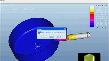 Pro/ENGINEER (Pro/E) Mechanica tutorial - Thermal stress analysis