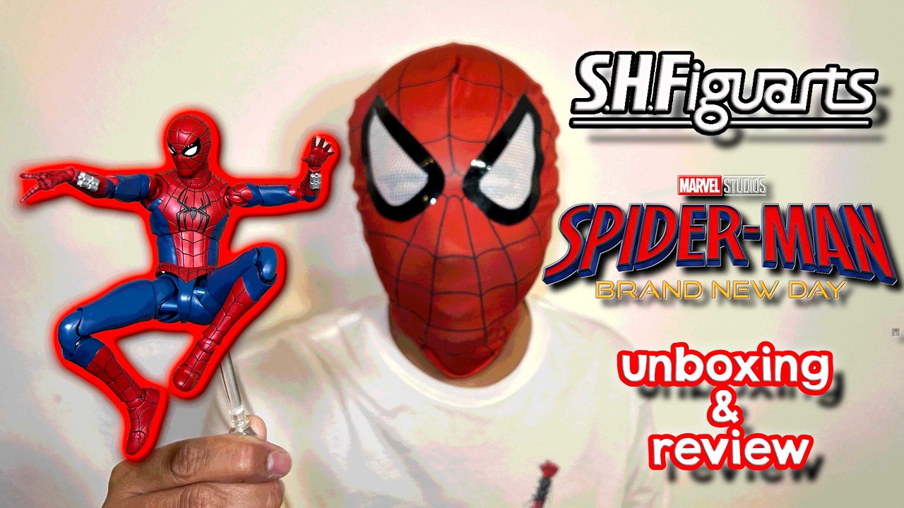 SH Figuarts Spider-Man: Brand New Day Spider-Man Unboxing and