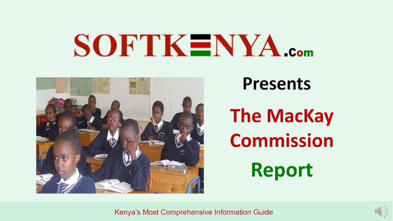 The MacKay Commission and Report YouTube