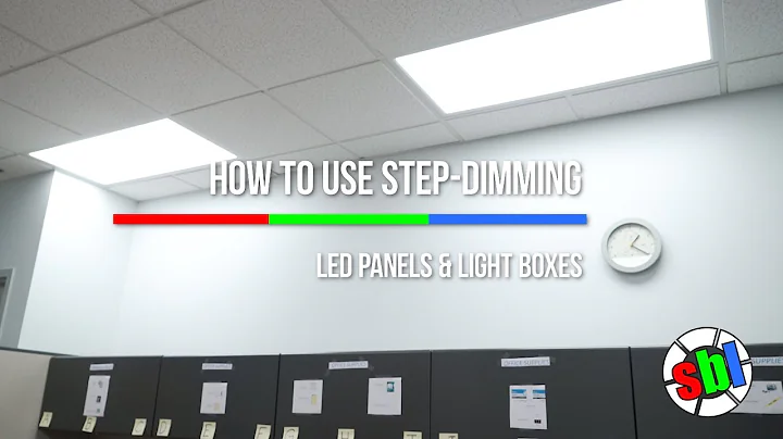 Step-Dimming LED Panels and Light Boxes
