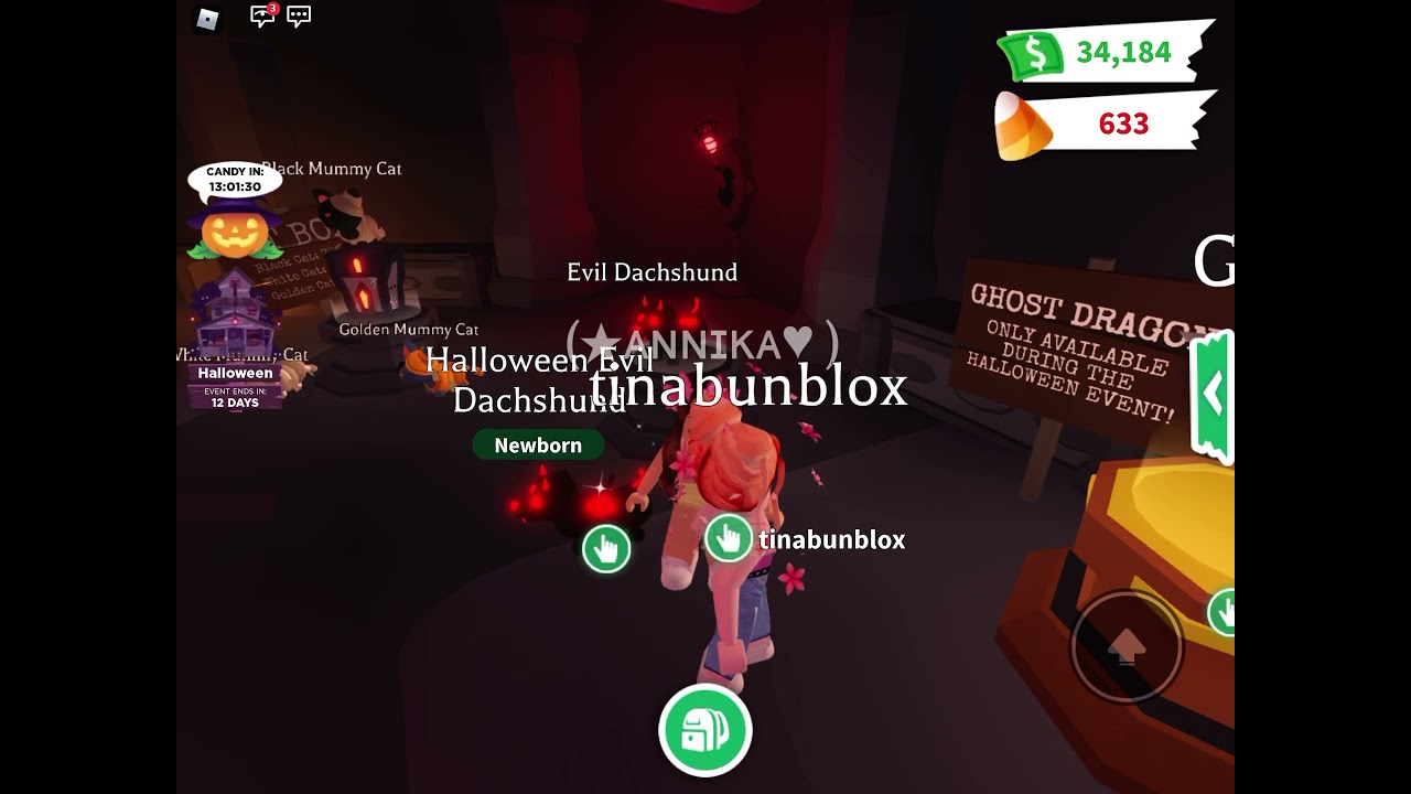 Buying a Evil Dachshund in Roblox Adopt me!!! Roblox Adopt me! YouTube