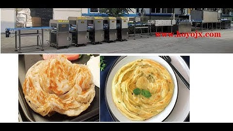 Lachha paratha production line | Malabar paratha machine | Automatic paratha machine /全自动手抓饼生产线