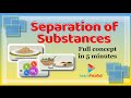 Class 6 separation of substances  separation of substances introduction  learnfatafat