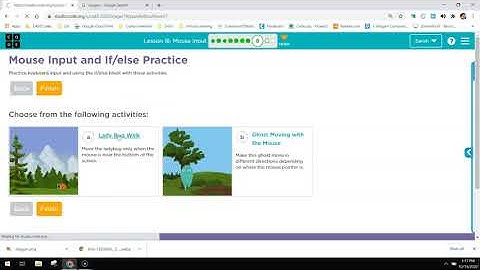 Lesson 16 Mouse Input Walk Through