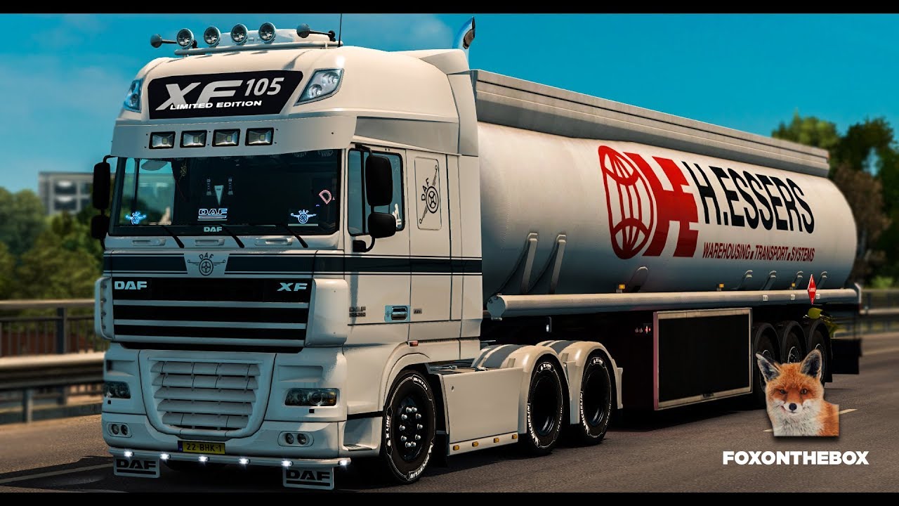 Daf Xf 105 By Vad&K V 5.0 | Euro Truck Simulator 2 (Ets2 1.28 Mod) - Youtube
