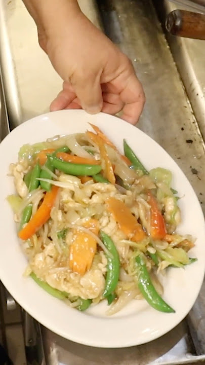 Quick & Easy Chicken Chop Suey stir fry Recipe
