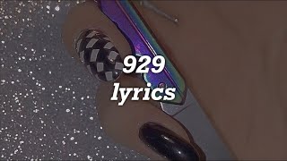 Halsey - 929 (Lyrics)