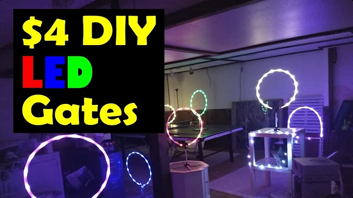 How I made $4 DIY LED Tiny Whoop Gates