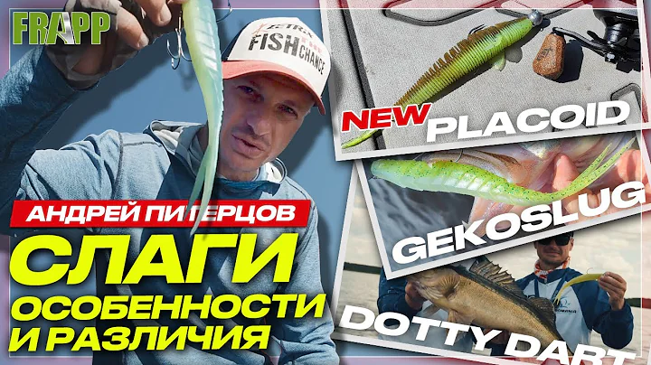 КАК УСПЕШНО ЛОВИТЬ НА СЛАГИ? Frapp Placoid, Gekoslug, Dotty Dart: сравнение, игра, применение