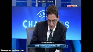 Fatih Terim Ridvan Dilmeni Soruyor