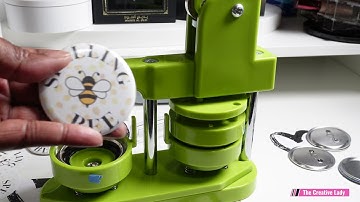 Button Maker Machine HTVRont DIY Tutorial with The Creative Lady