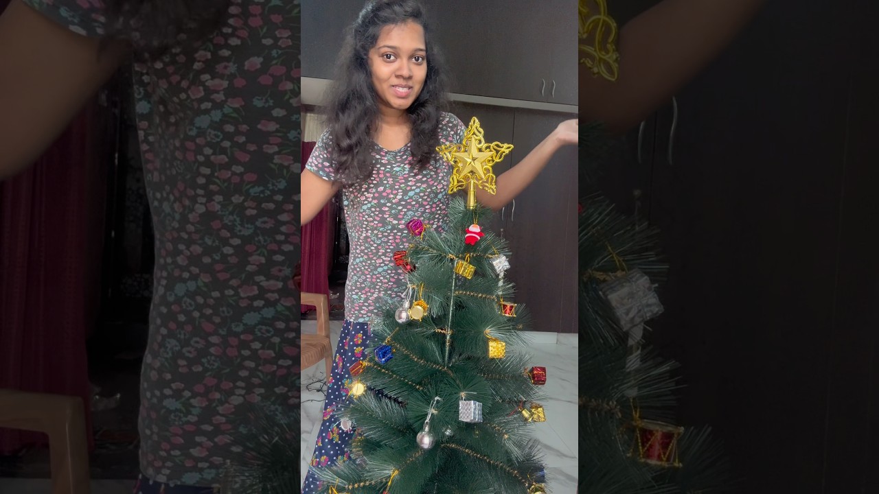 I Started Decorating My Christmas Tree | Tiffia Weslin | #tiffiaweslin #shorts