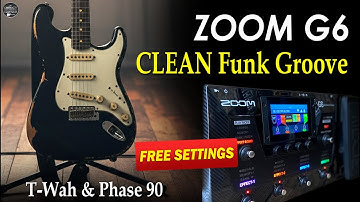 ZOOM G6 CLEAN Funk Groove FD TWNR + Jensen IR