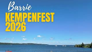 Kempefest 2026 I Barrie's Summer Celebration  4K