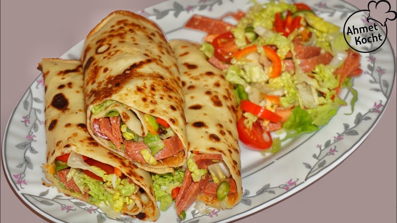 Pfannkuchen mit Füllung | Ahmet Kocht | kochen | Folge 330