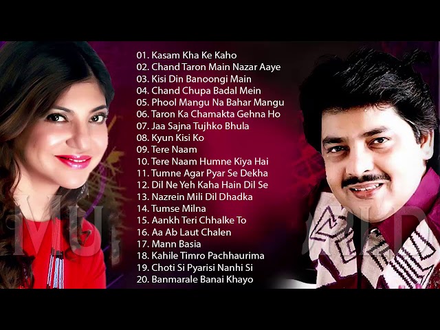 BEST Songs Udit Narayan & Alka Yagnik / Evergreen romantic songs / Awesome Duets class=