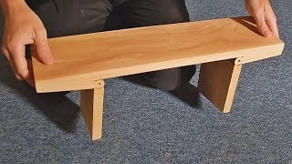 Concluding part to the folding meditation stool I made in 2013, which uses wooden hinges, also known as knuckle joints. Part 1: ...
