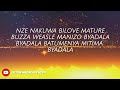 BYADALA - JOWY LANDA FT NANDO LOVE ( 4K LYRICS VIDEO ) 2024