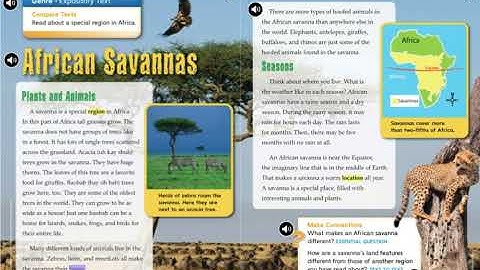 2nd Wonders Unit 4 Week 1 African Savannas