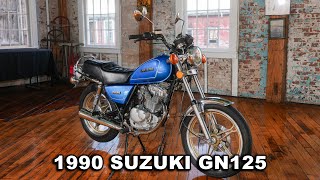 SUZUKI GN125H ブルー スズキGN125は家計に優しい！バイク好きパパが原付二種にこだわる理由