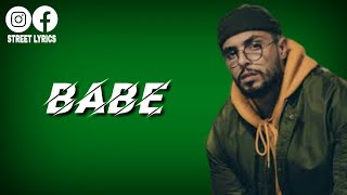 OUENZA - BABE (LYRICS - الكلمات - PAROLES) 🎶🎶