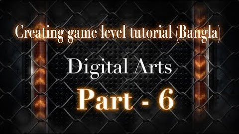 Creating game environment in Blender,Unity and Photoshop tutorial in Bangla part 6