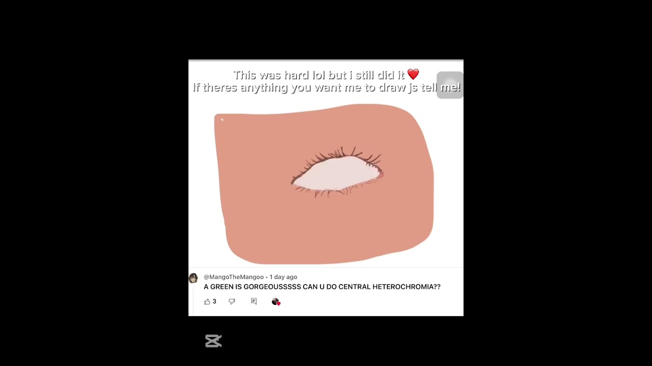 I tried to do central heterochromia! Hopefully its good 