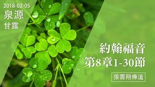 20180205泉源甘露│約翰福音第八章1-30節│張雲翔傳道