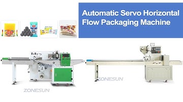 How To Install ZS-ZB350X  Automatic Servo Horizontal Flow Packaging Machine