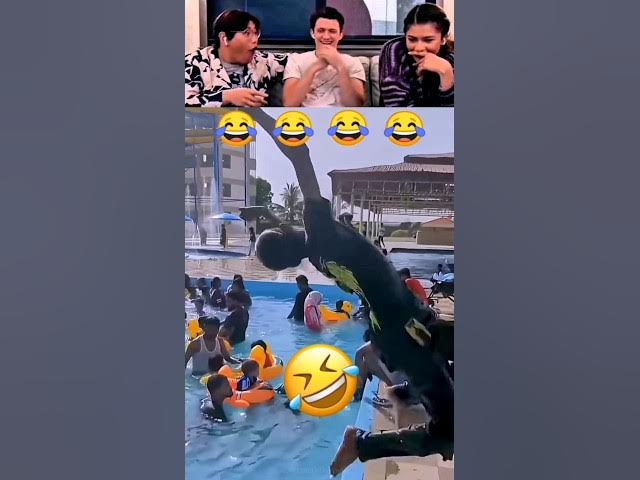 Tom Holland reacts Funny video 🤣🤣 #shorts #funny #viralvideo #shortsfeed