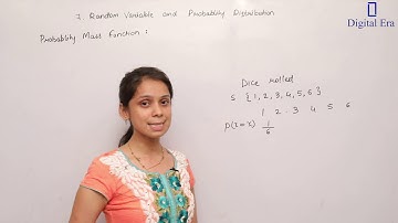 Random Variable & Probability Distribution Class - 12 | Maths 2 | Digital Era