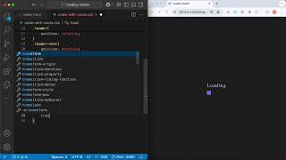 CSS Loading Animation with Moving Bar | Pure HTML & CSS Loader Tutorial