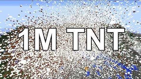 1 Million TNT Exploded Without Lag