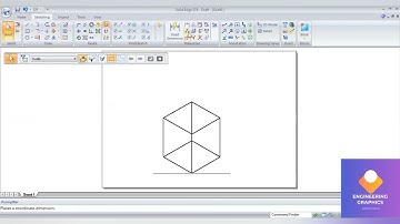 Sphere placed on Square prism from VTU Question bank Engineering Visualization