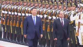 Chinese President Xi meets with visiting Egyptian President el-Sissi in Beijing