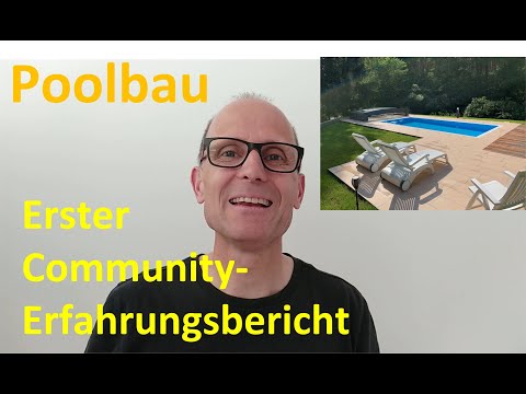 Erster Community Erfahrungsbericht zum Poolbau - hier mit Albixon Pool
