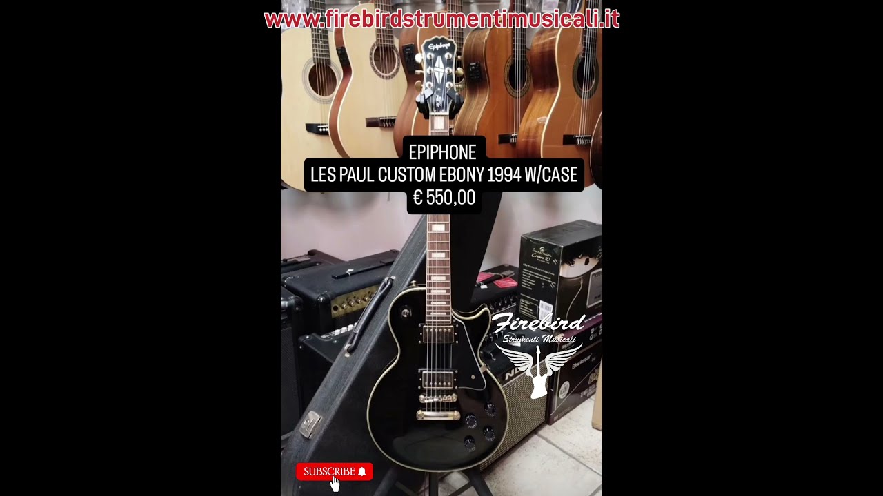 ギター Epiphone Les Paul Custom (Ebony) Epiphone Les Paul Custom, Ebony | Epiphone