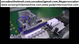 automatic high speed pulp egg container label applicator machine